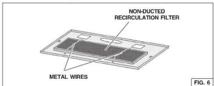 NuTone NSPM390 - NON-DUCTED RECIRCULATION FILTER INSTALLATION - 1