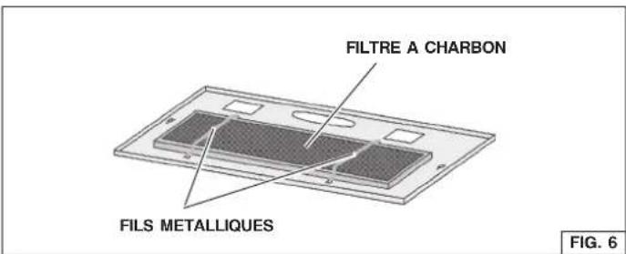 NuTone NSPM390 - INSTALLATION DU FILTRE A CHARBON - 1