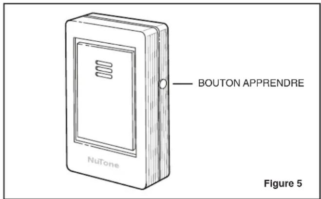 NuTone LA225WH - PROCÉDURE D'« APPRENTISSAGE » - 1
