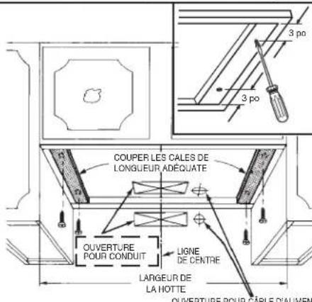 NuTone NU230BL - PREPARATION DE L'EMPLACEMENT - 7
