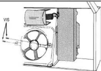 NuTone NU224WW - RETRAIT DU BLOC VENTILATEUR - 3