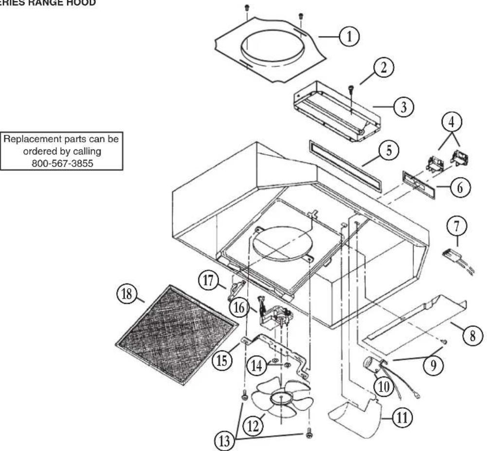 NuTone NU224WW - FAN ASSEMBLY REMOVAL - 4