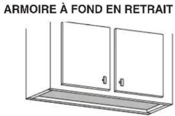 NuTone NRLE130WH - Préparation de l'emplacement de la hotte - 1