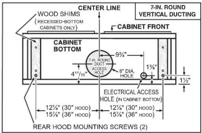 NuTone NRLE130WH - Standard Installation (without EZ1 brackets) - 5