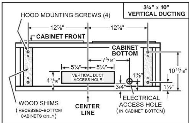NuTone NQDD130WW - Standard Installation (without EZ1 brackets) - 1