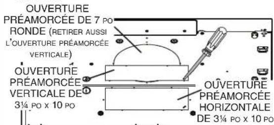 NuTone NQDD130WW - INSTALLATION AVEC CONDUITS SEULEMENT - 1