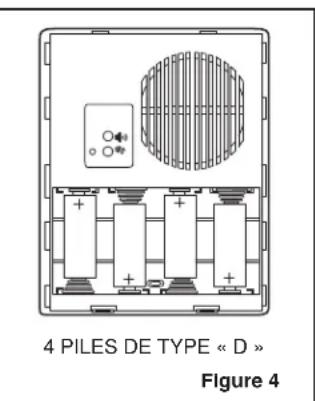NuTone LA226WH - INSTALLATION DES PILES DU CARILLON - 2