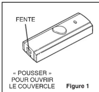 NuTone LA226WH - INSTALLATION DE LA PILE DU BOUTON-POUSSOIR - 1