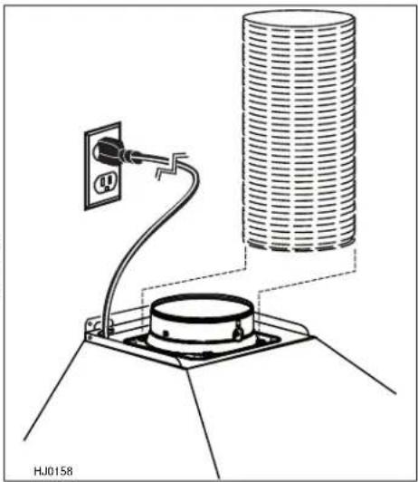NuTone NW830SS - NON-DUCTED INSTALLATION: - 1