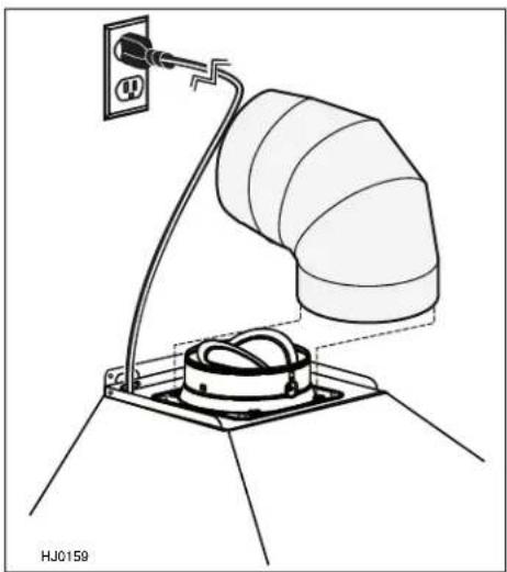 NuTone NW830SS - INSTALLATION EN ÉVACUATION VERTICALE : - 2