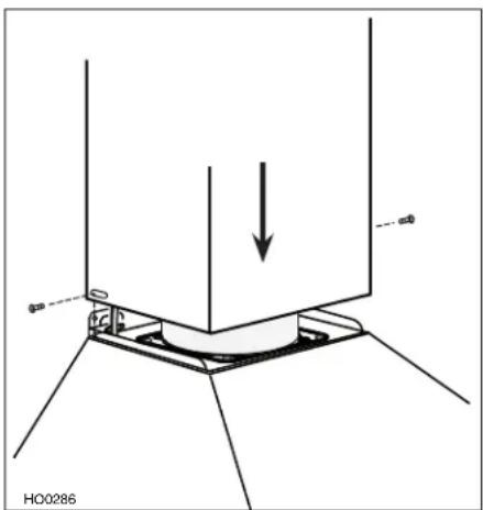 NuTone NW830SS - INSTALL THE DECORATIVE FLUE - 1