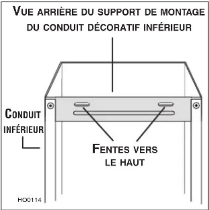 NuTone NW830SS - PRÉPARER LE CONDUIT DÉCORATIF - 1