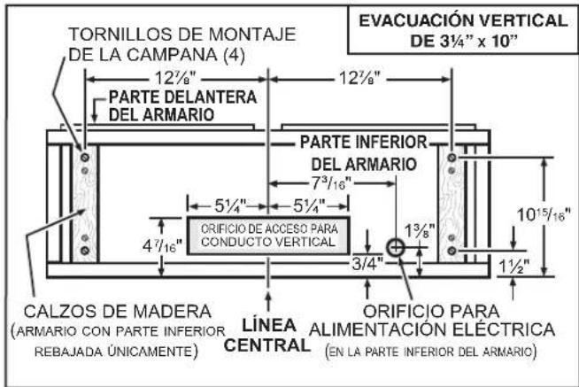 NuTone NQDD130SS - Instalación normal (sin soportes EZ1) - 1