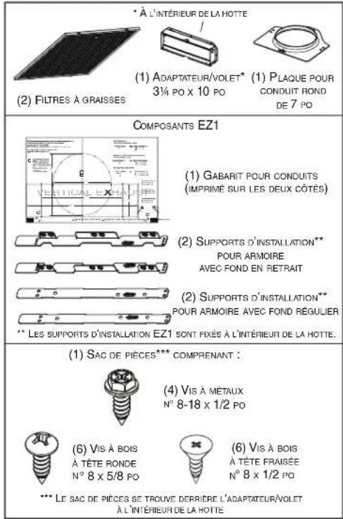 NuTone NQDD130SS - Contenu - 1