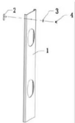 NewAir NAC14KWHD3 - Installing the mounting plate: - 1