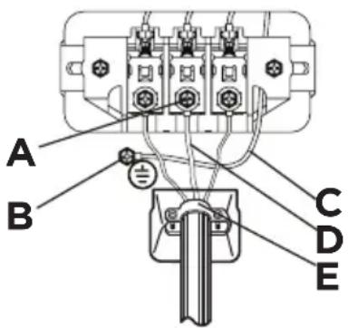 MIDEA MLTE52M2BWW - 3-Wire system connections - 1