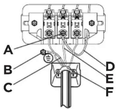 MIDEA MLTE52M2BWW - 4-Wire system connections - 1
