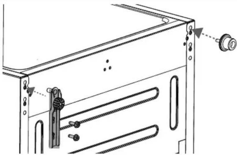 MEDION MD 37274 - Modifi cación de la bisagra de la puerta - 3