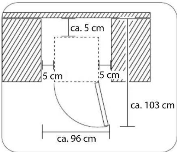 MEDION MD 37191 - Posizionamento dell'apparecchio - 2