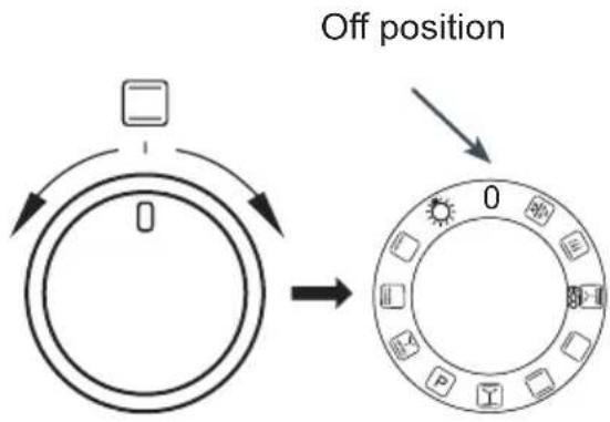 AMICA EHPCX 933 334 E - Oven function knob - 1