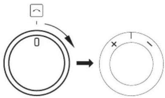 AMICA EHPCX 933 334 E - Adjust settings knob +/- - 1