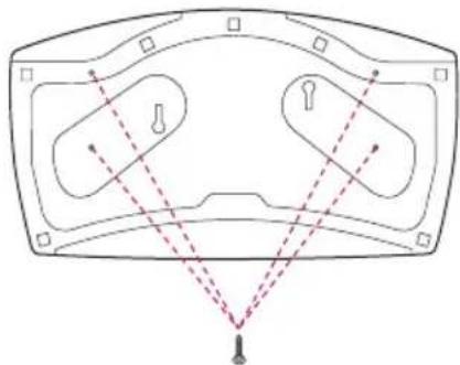 LG 75UR770H9UD - Attaching the TV to a Desk - 1