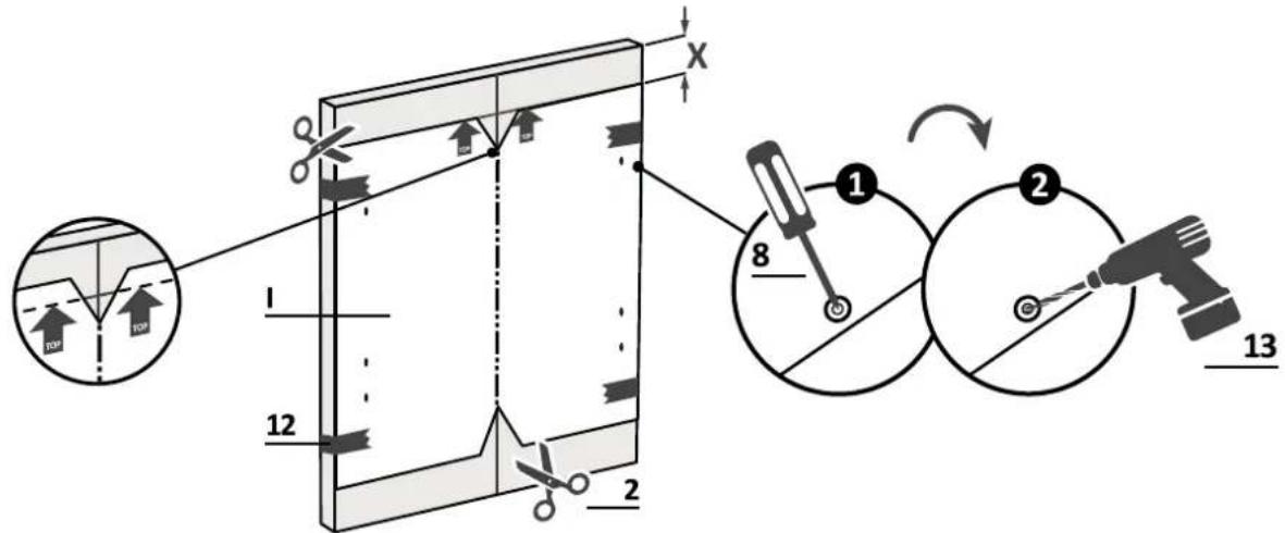 HOOVER HI 3E7L0S-17 - A panel elokeszítése - 3