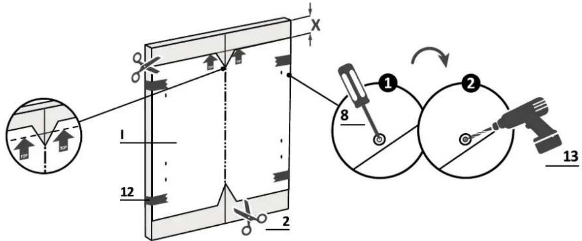 HOOVER HI 3E7L0S-17 - Vorbereitung des Panels - 3