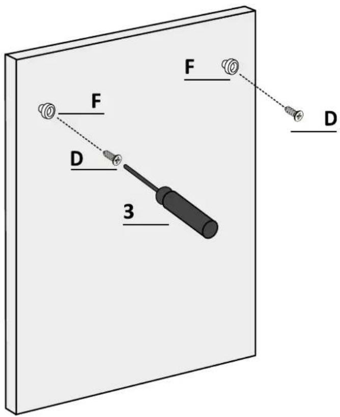 HOOVER HI 3E7L0S-17 - Vorbereitung des Panels - 2