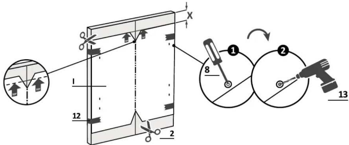 HOOVER HI 3E7L0S-17 - Paneelin valmistelu - 3