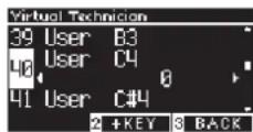 KAWAI CA501 - Régler l'Harmonisation utilisateur - 2