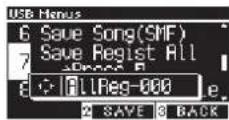 KAWAI CA501 - Sauvegarder - 2