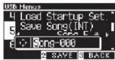 KAWAI CA501 - Sauvegarder - 2