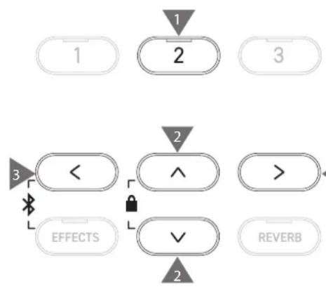 KAWAI CA501 - Régler l'Harmonisation utilisateur - 3