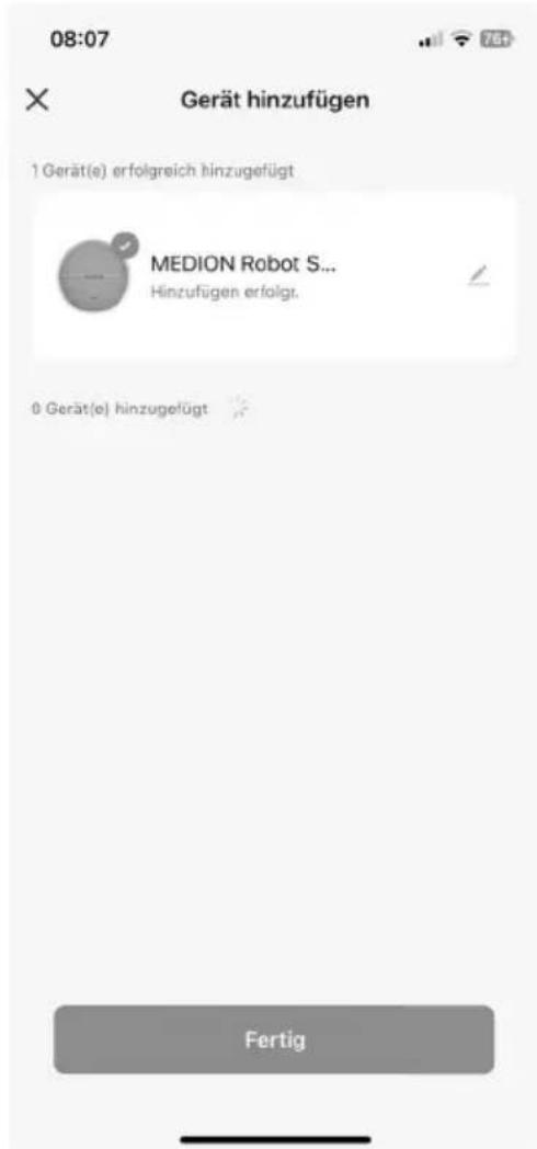 MEDION MD 19719 - Registrazione dell'apparecchio nell'app - 8
