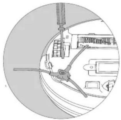 MEDION MD 19719 - Nettoyage des brosses latérales - 1