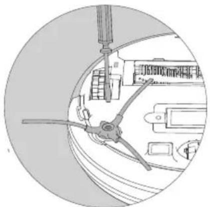MEDION MD 19719 - Seitenbürsten reinigen - 1