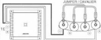 ALPINE S2-W12D4 - Example 2 One Amplifier + One Subwoofer - 1