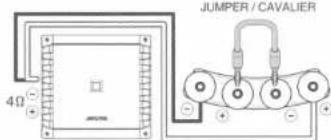 ALPINE S2-W12D4 - Example 2 One Amplifier + One Subwoofer - 2