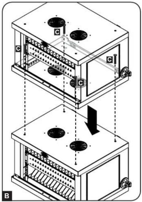Tripp Lite CSDXB32USB - Gabinetes Apilables de Estación de Carga - 2