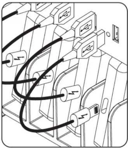 Tripp Lite CSDXS32USB - Conexión de Dispositivos al Cargador/Hub USB - 1