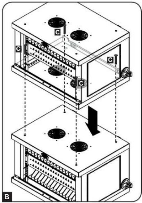 Tripp Lite CSDXS32USB - Gabinetes Apilables de Estación de Carga - 2