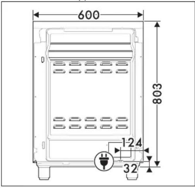 SMEG C6IMBLT2 - Dimensions de l'appareil - 1