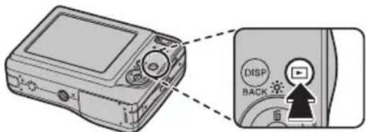 FUJIFILM FinePix AV140 - ▶(再生)ボタンを押します。 - 1