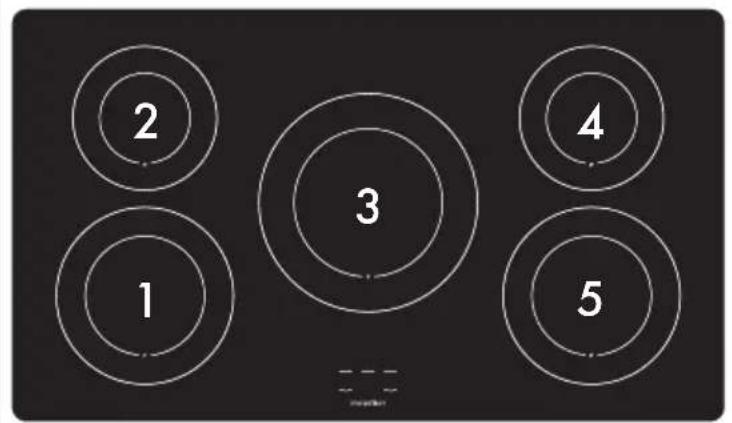 SMEG TR90IMGR - Plaque de cuisson - 1