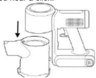 HISENSE HVC6463DA - Cleaning the dust bin and the filter - 4