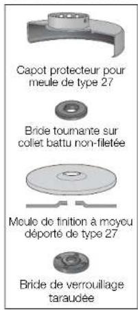 DEWALT DCB127 - Meules de finition 115 mm (4-1/2 po) - 1