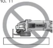 DEWALT DCB127 - MEULAGE DE CHANT AVEC DES MEULES (FIG. 11) - 1