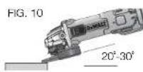 DEWALT DCB127 - SURFACE GRINDING WITH GRINDING WHEELS (FIG. 10) - 1