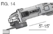 DEWALT DCB127 - MOUNTING AND REMOVING HUBBED WHEELS (FIG. 15) - 1